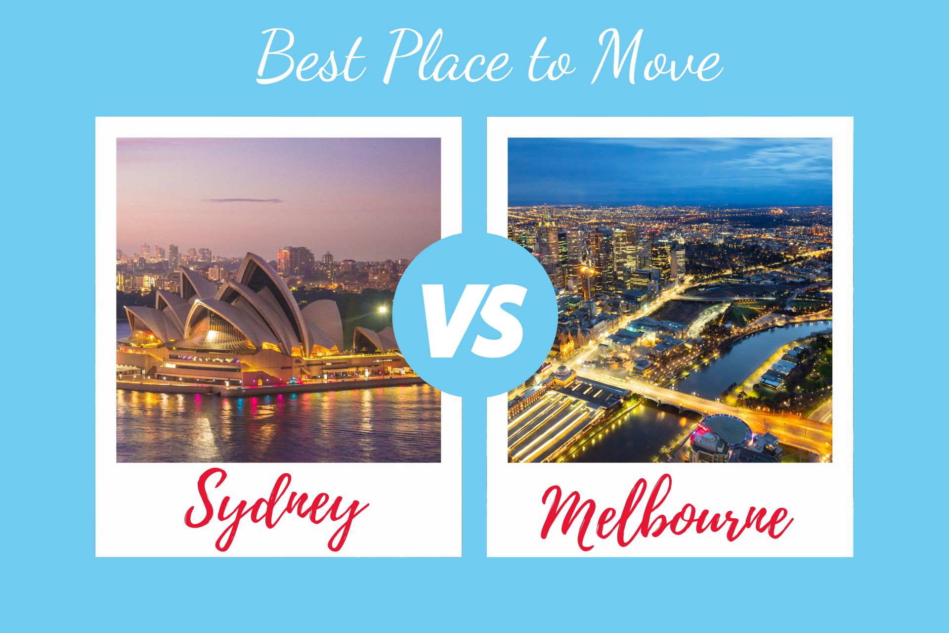 Comparision between Sydney Vs Melbourne