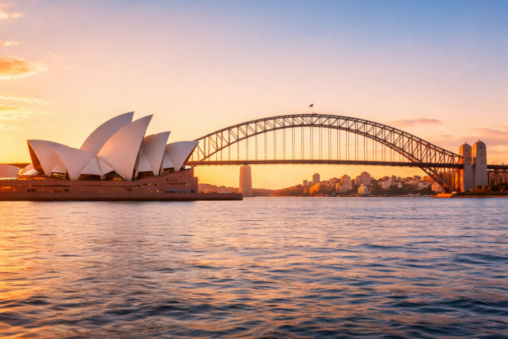 International move to Sydney cover image with Sydney Opera House and Harbour Bridge by Six Brothers Removalists
