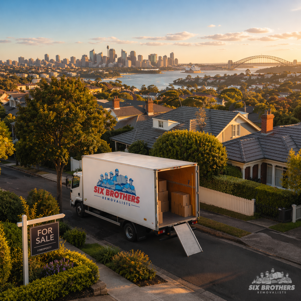 How to time your property sale with your move Sydney cover image by Six Brothers Removalists
