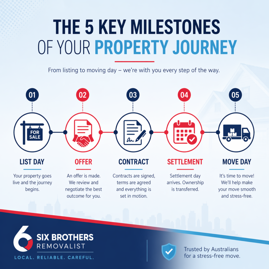 How to time your property sale with your move timeline by Six Brothers Removalists