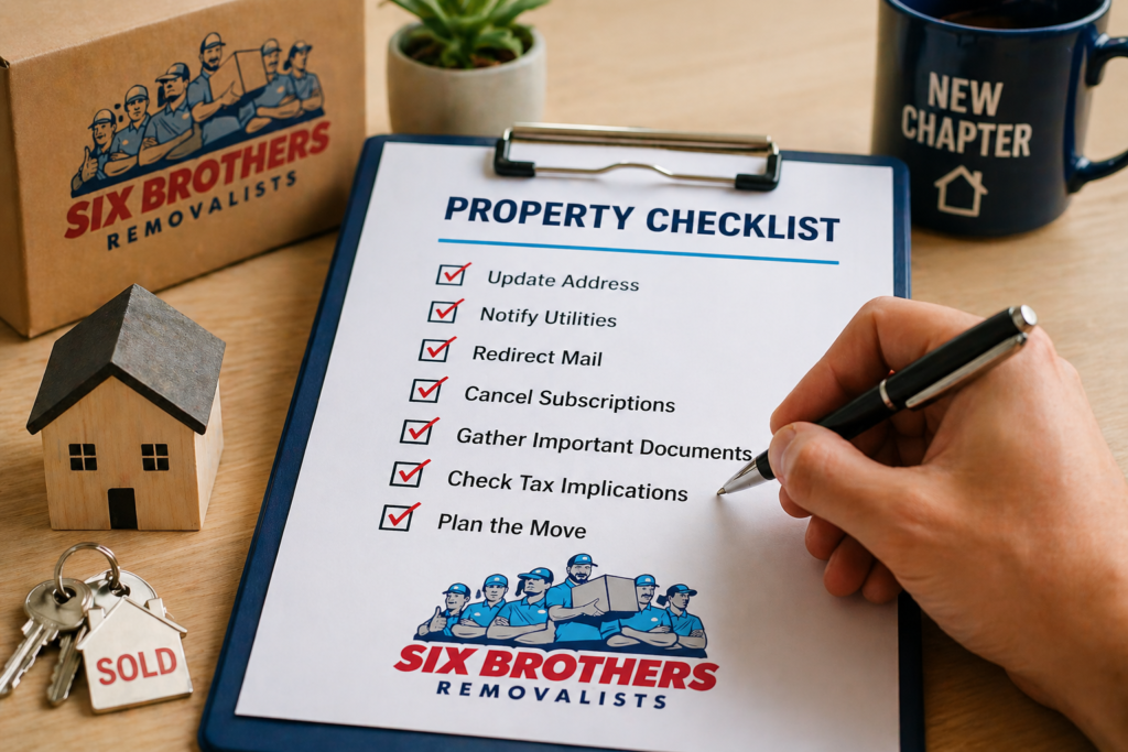 Capital gains tax investment property Australia checklist by Six Brothers Removalists for planning before moving