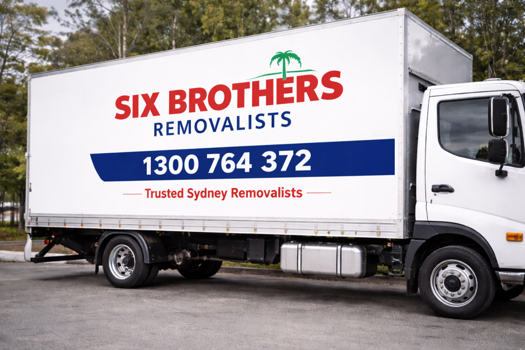 what movers hate to move professional moving truck Six Brothers Removalists Sydney service vehicle
