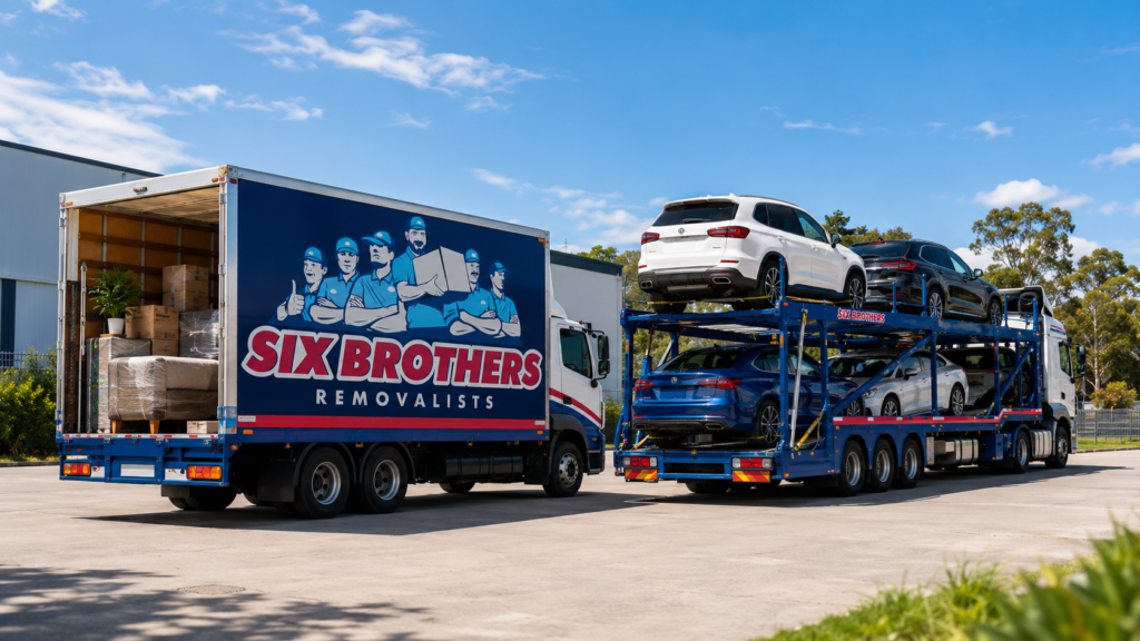 Can removalists move cars interstate with Six Brothers Removalists truck and car carrier bundle service