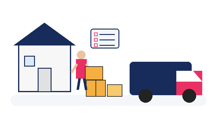 Why Your Inventory List Matters GIF by Six Brothers Removalists showing organised boxes for an interstate move.