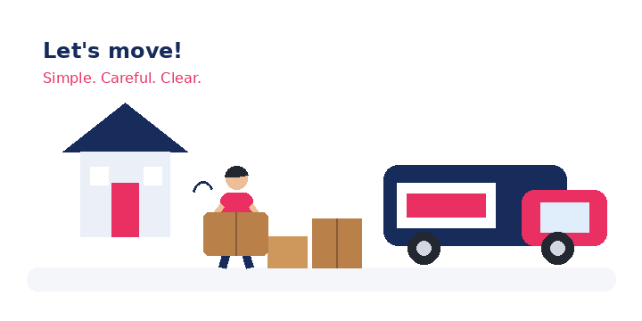 House moving contract Sydney GIF by Six Brothers Removalists showing a removalist carrying boxes to a truck.