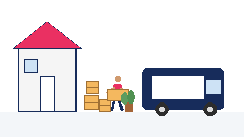 Animated outdoor moving tips for a house removal quote Sydney by Six Brothers Removalists.