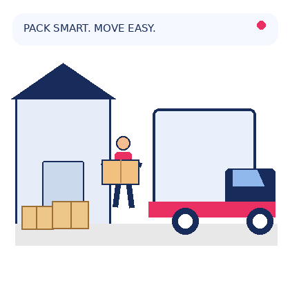 Animated guide on how to pack garden tools for moving by Six Brothers Removalists in Sydney.