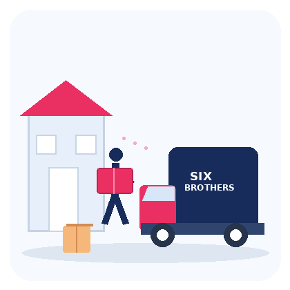 Animated moving-day GIF for plastic crate hire vs box buying Sydney by Six Brothers Removalists