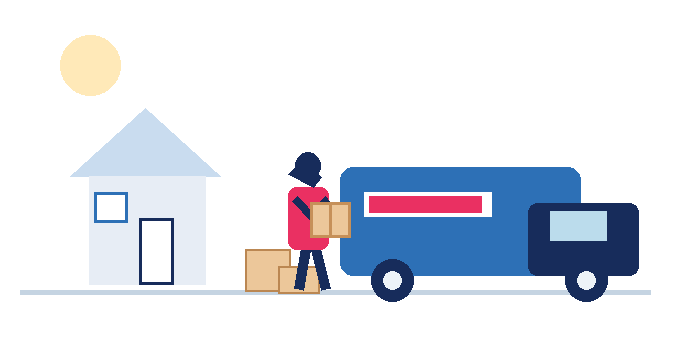 Settlement to move day plan Sydney – animated removalist and moving truck by Six Brothers Removalists